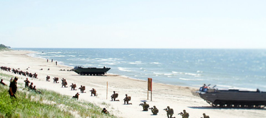 Американцы высадились на литовском берегу