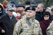 Прошла церемония смены командира 54-го Инженерно-технического батальона Земессардзе