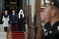 Святейший Патриарх Московский и всея Руси Кирилл освятил Кронштадский Морской собор