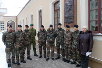 Курсанты военной академии из Франции прибыли в военную академию Литвы
