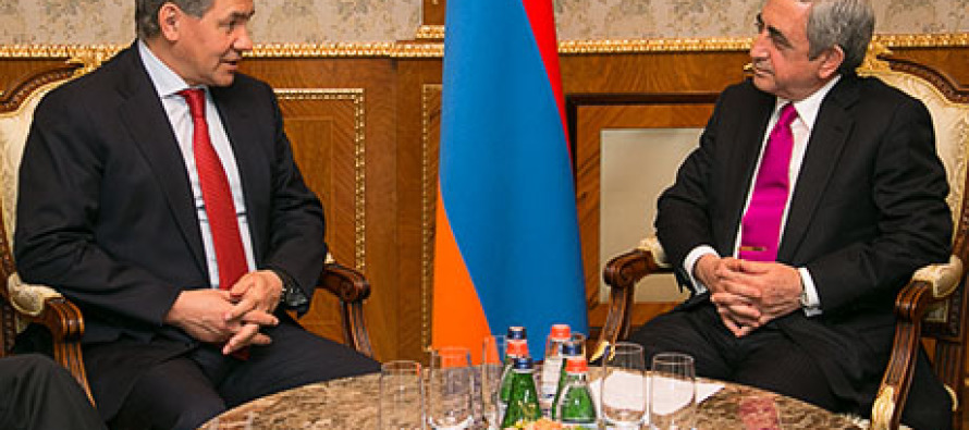 Визит министра обороны РФ Сергея Шойгу в Республику Армения