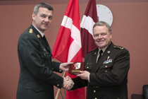 Визит датского командующего в Латвию