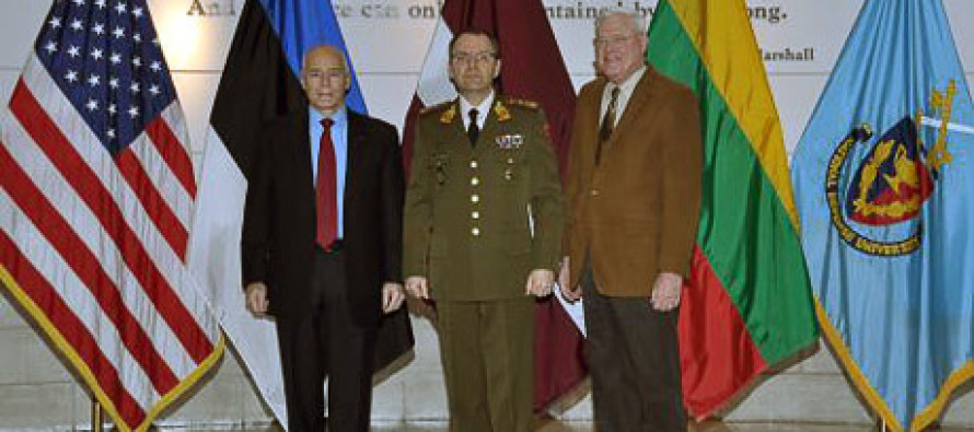 Комендант и декан Балтийского колледжа обороны посетили Национальный Университет обороны в Вашингтоне, штат Колумбия