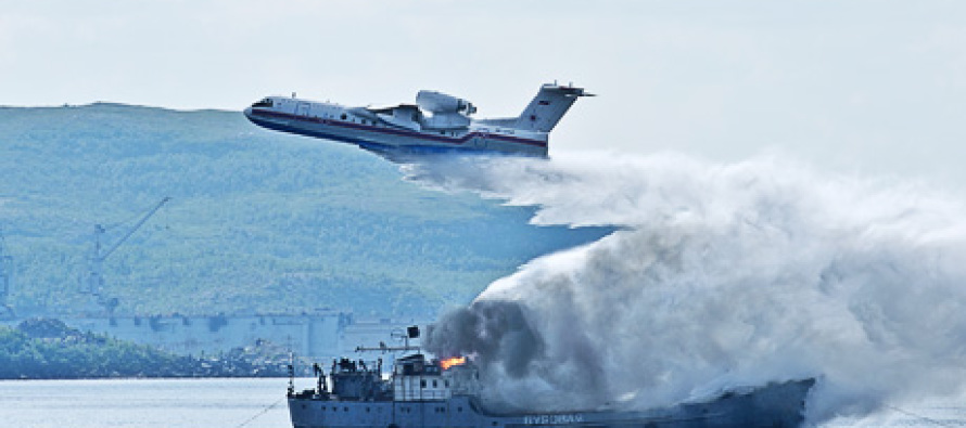 Применение самолётов Бе-200ЧС в кризисных ситуациях
