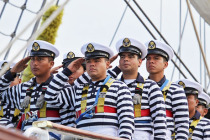 Мексиканские моряки в Санкт-Петербурге