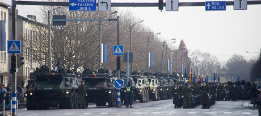 Военный парад в Пярну