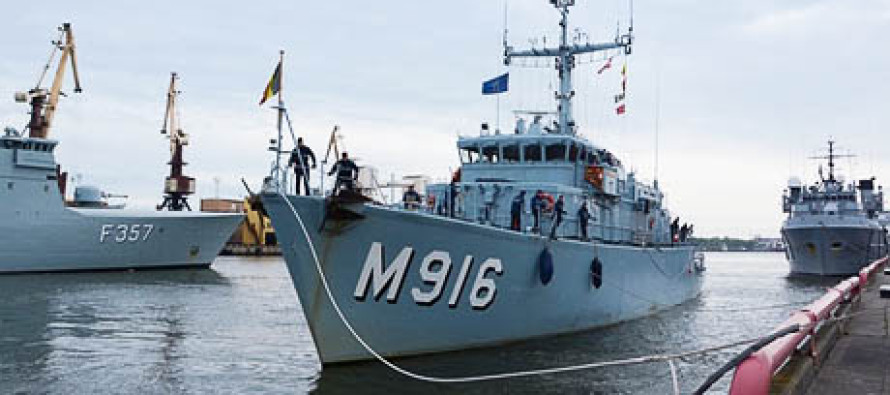 Корабли НАТО прибыли в Вентспилс