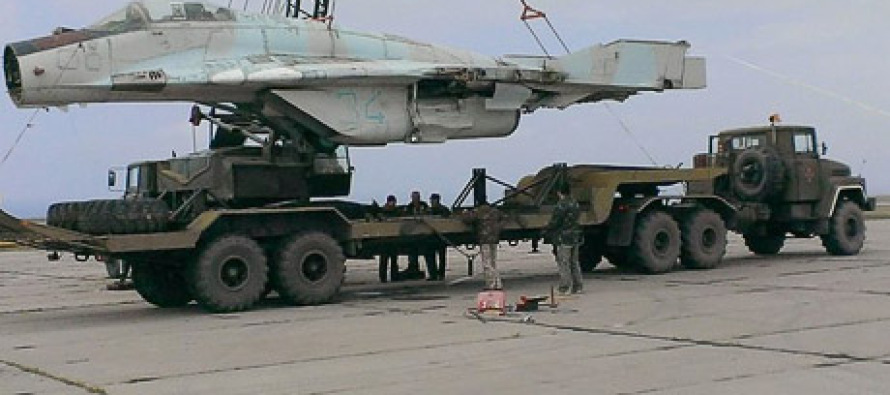МиГ-29 вывозят из Крыма