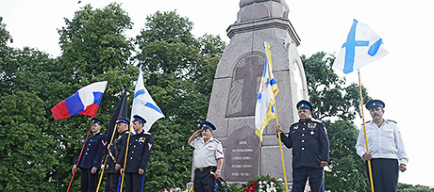 Цветы русским воинам на Луцавсале