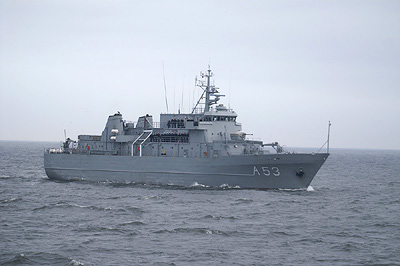 Морским силам Латвии 15 лет
