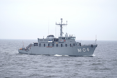 Морским силам Латвии 15 лет