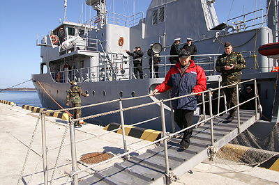 Морским силам Латвии 15 лет