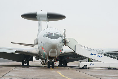 AWACS на авиабазе Зокняй в Шяуляе