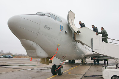 AWACS на авиабазе Зокняй в Шяуляе