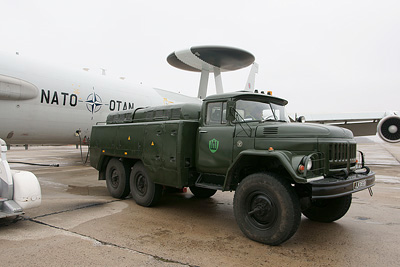 AWACS на авиабазе Зокняй в Шяуляе