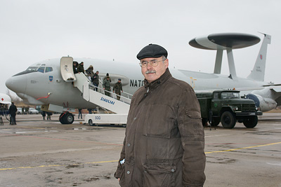 AWACS на авиабазе Зокняй в Шяуляе