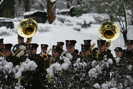 Январский снег