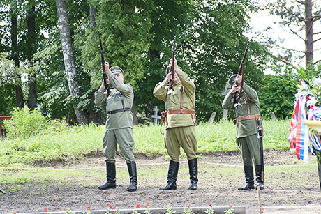 Церемония в Екабпилсе