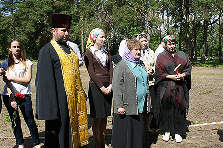 Церемония в Екабпилсе