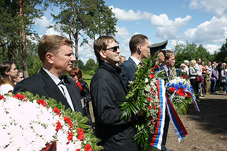 Церемония в Екабпилсе