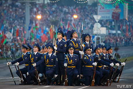 Юбилейный парад в Минске