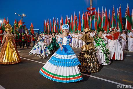 Юбилейный парад в Минске