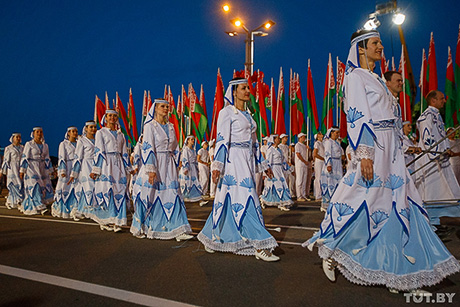 Юбилейный парад в Минске