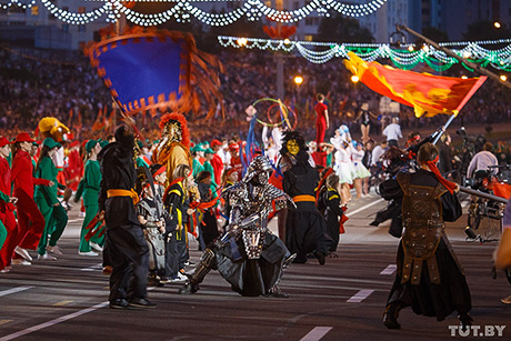 Юбилейный парад в Минске