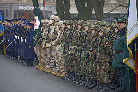 Парад в День Лачплесиса