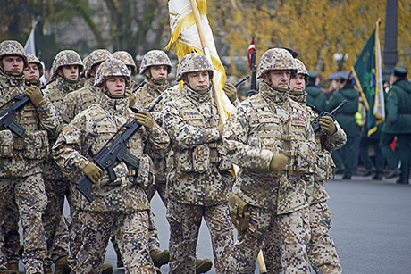 Парад в День Лачплесиса