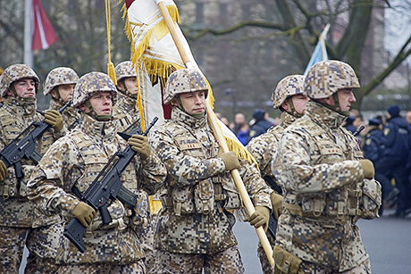 Парад в День Лачплесиса