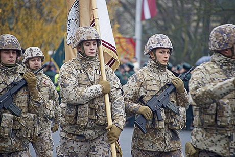 Парад в День Лачплесиса