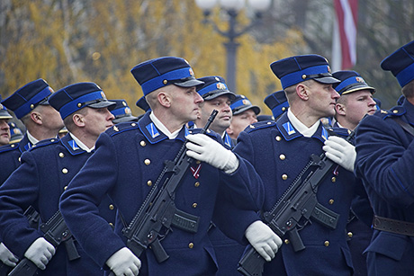 Парад в День Лачплесиса