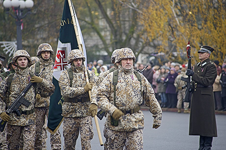 Парад в День Лачплесиса