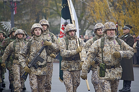 Парад в День Лачплесиса