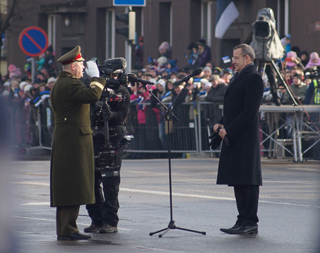 Военный парад в Пярну