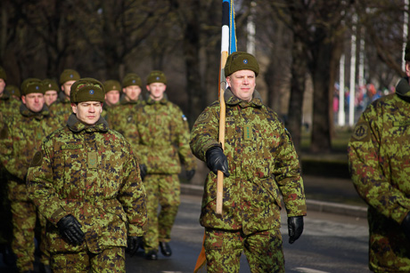 Военный парад в Пярну