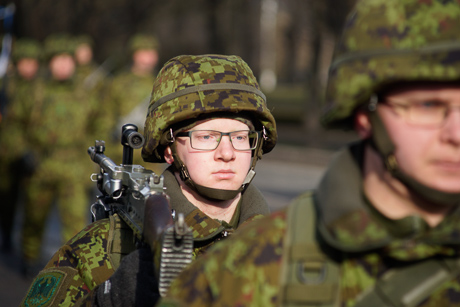 Военный парад в Пярну