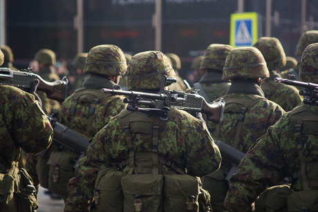 Военный парад в Пярну