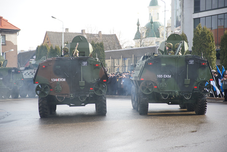 Военный парад в Пярну