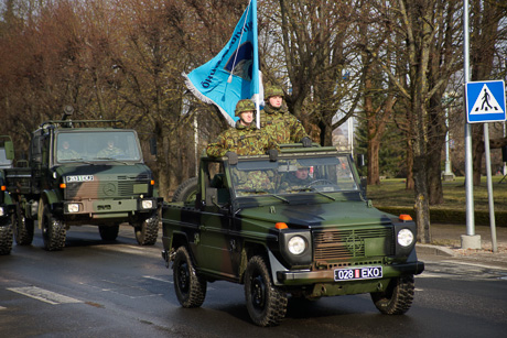 Военный парад в Пярну