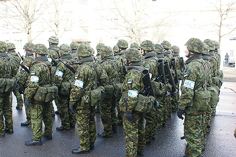 Военный парад в Пярну