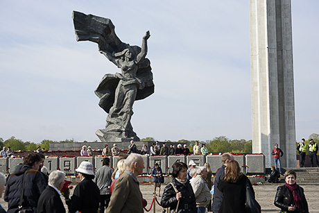 Празднование 9 мая 2014 года в Риге