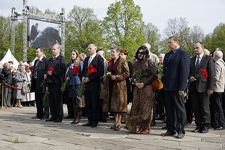 Празднование 9 мая 2014 года в Риге