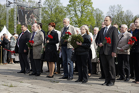 Празднование 9 мая 2014 года в Риге