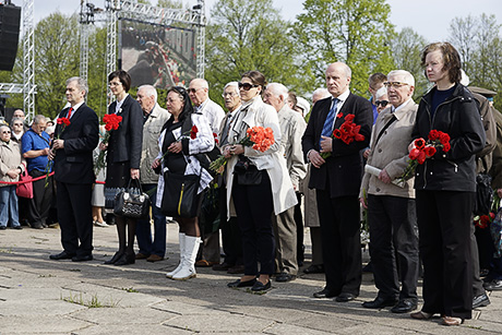 Празднование 9 мая 2014 года в Риге