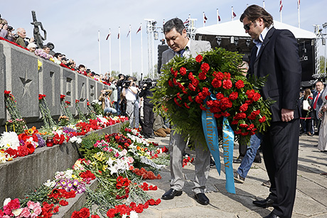 Празднование 9 мая 2014 года в Риге