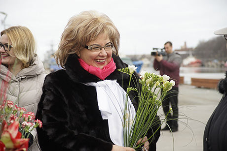 Флаг над «Резекне»