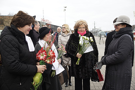 Флаг над «Резекне»