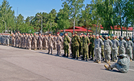 Учения Saber Strike 2012. Церемония открытия